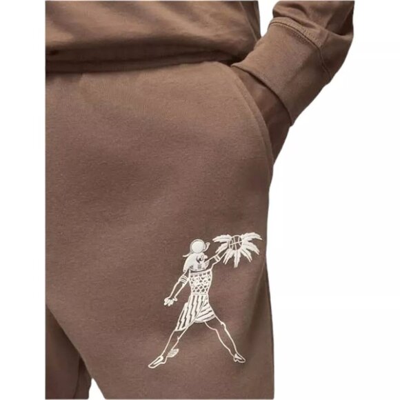 Nike Air Jordan Men's Matching Tracksuit Set Jump-man Sweatsuit Mocha Brown NWT - Picture 10 of 13